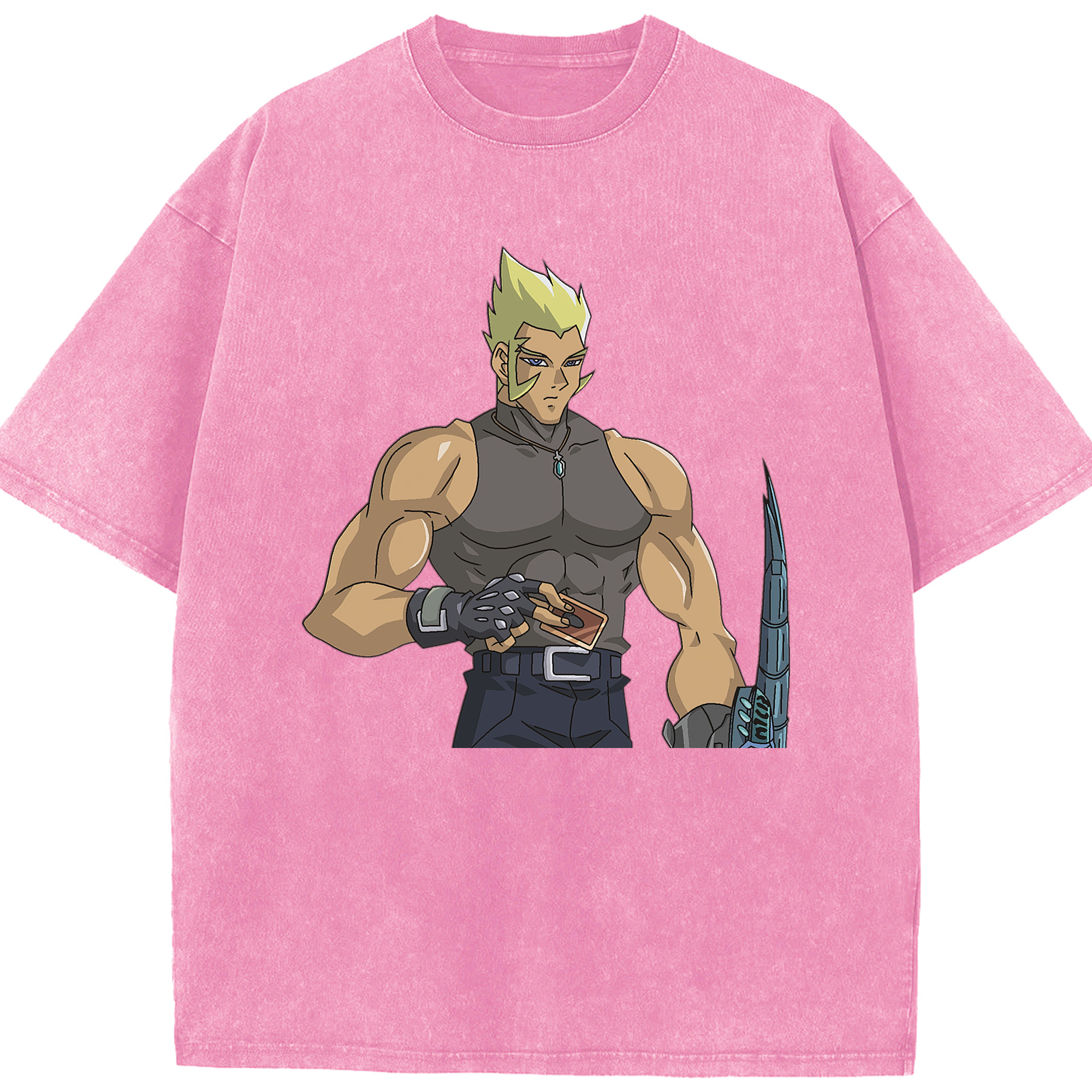 （画像用） 遊☆戯☆王 Yu-Gi-Oh! 綿100% ヴィンテージ風 半袖Tシャツ（フロントプリント）